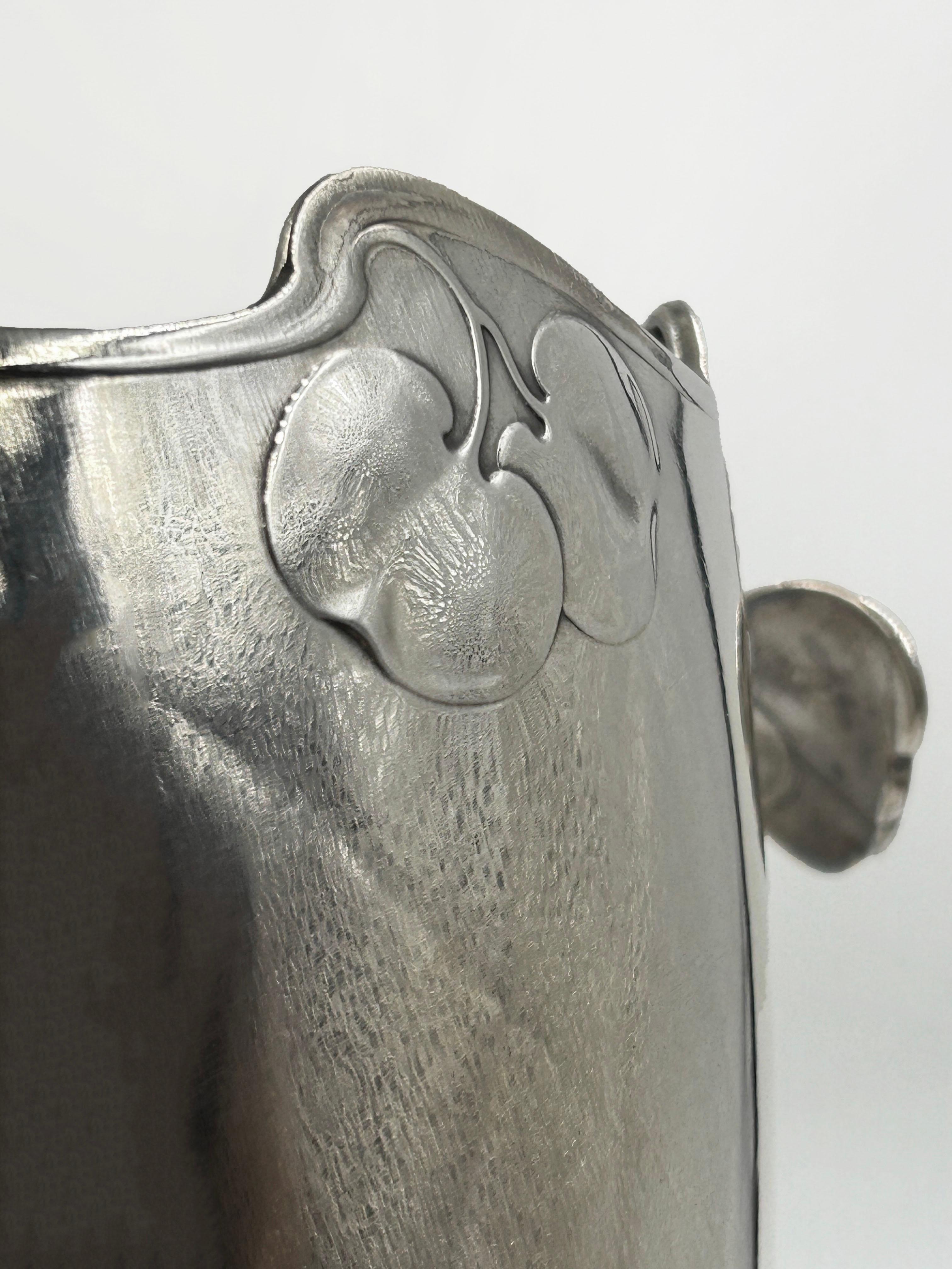 20th Century Austrian Silverplate Champagne Bucket by Krupp Berndorf, ca. 1900–1930 For Sale