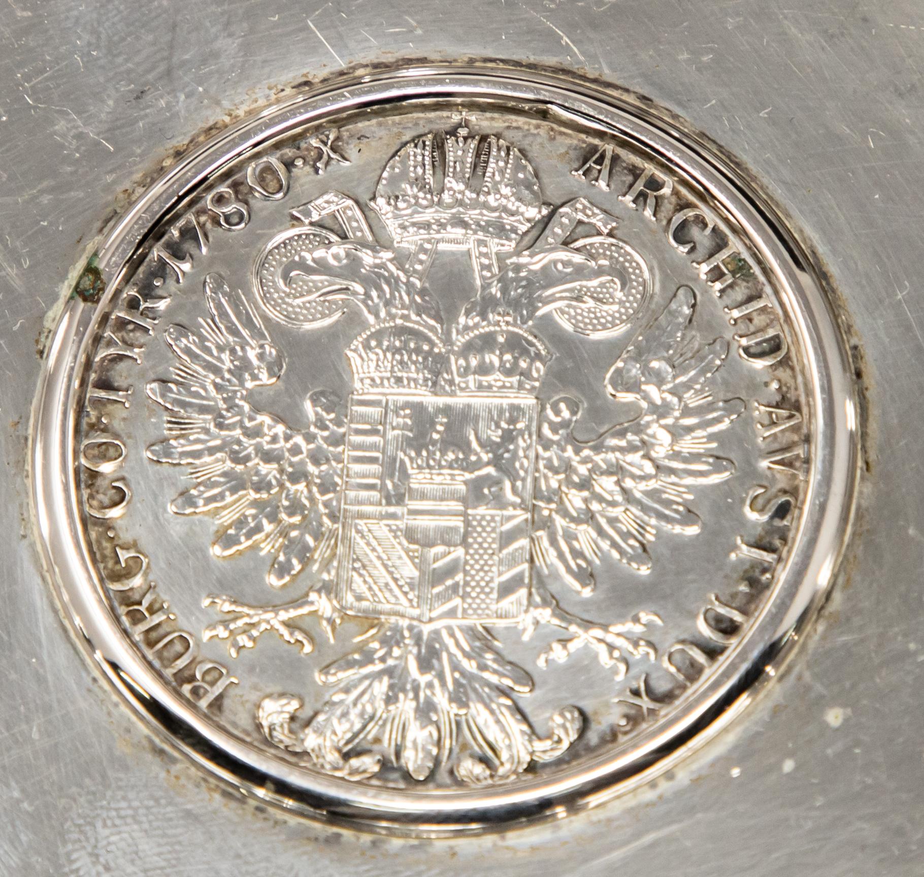 Vienna Secession Austrian Sterling Silver Coin Dish