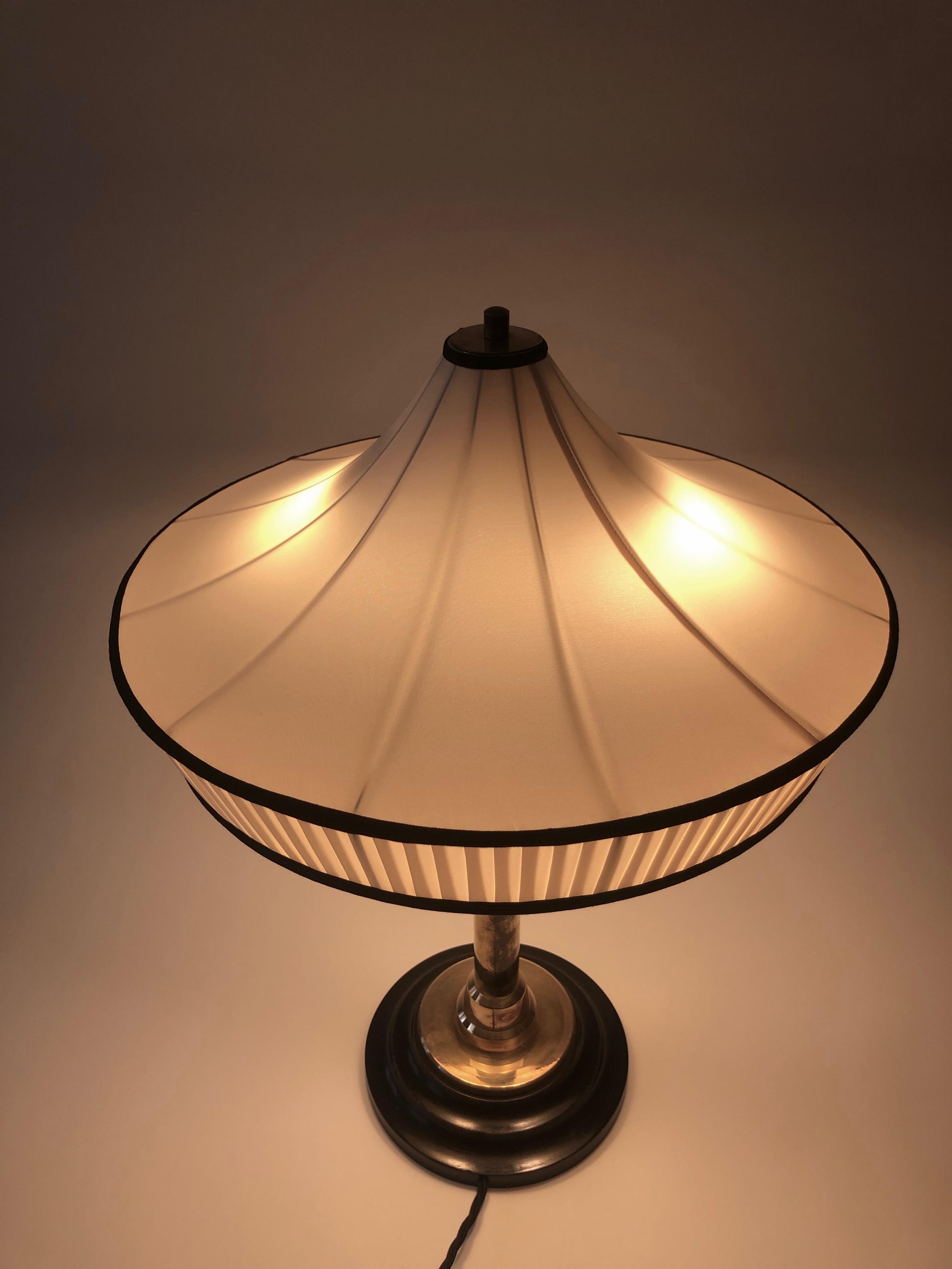 Austrian Table Lamp, Jugendstil, Hoffmannesque For Sale 8
