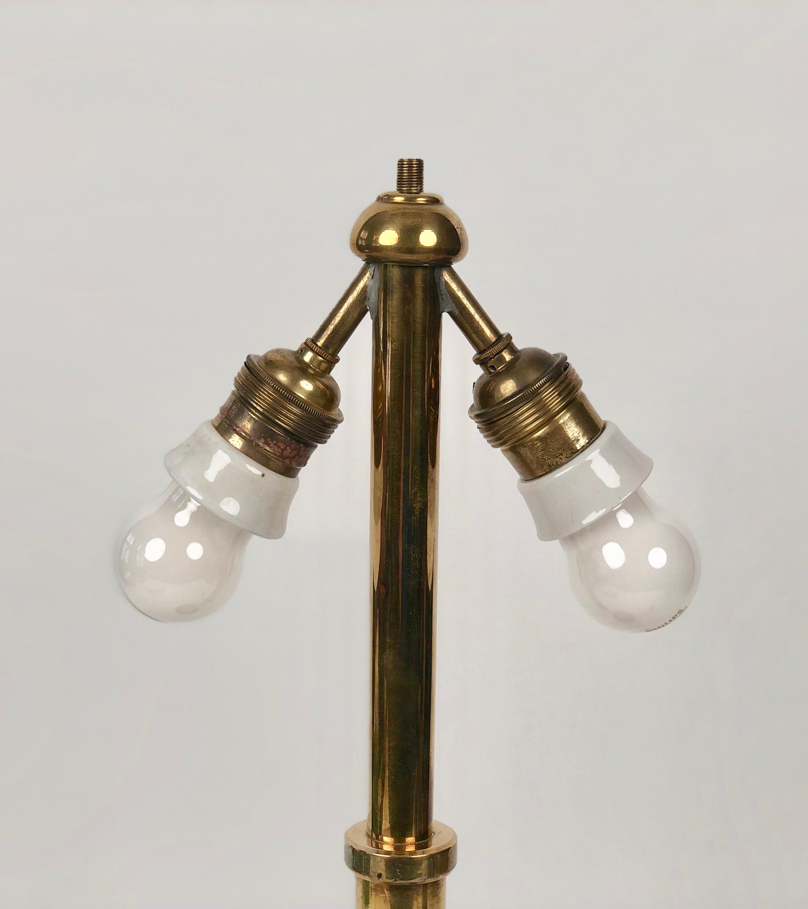Austrian Table Lamp, Jugendstil, Hoffmannesque For Sale 3