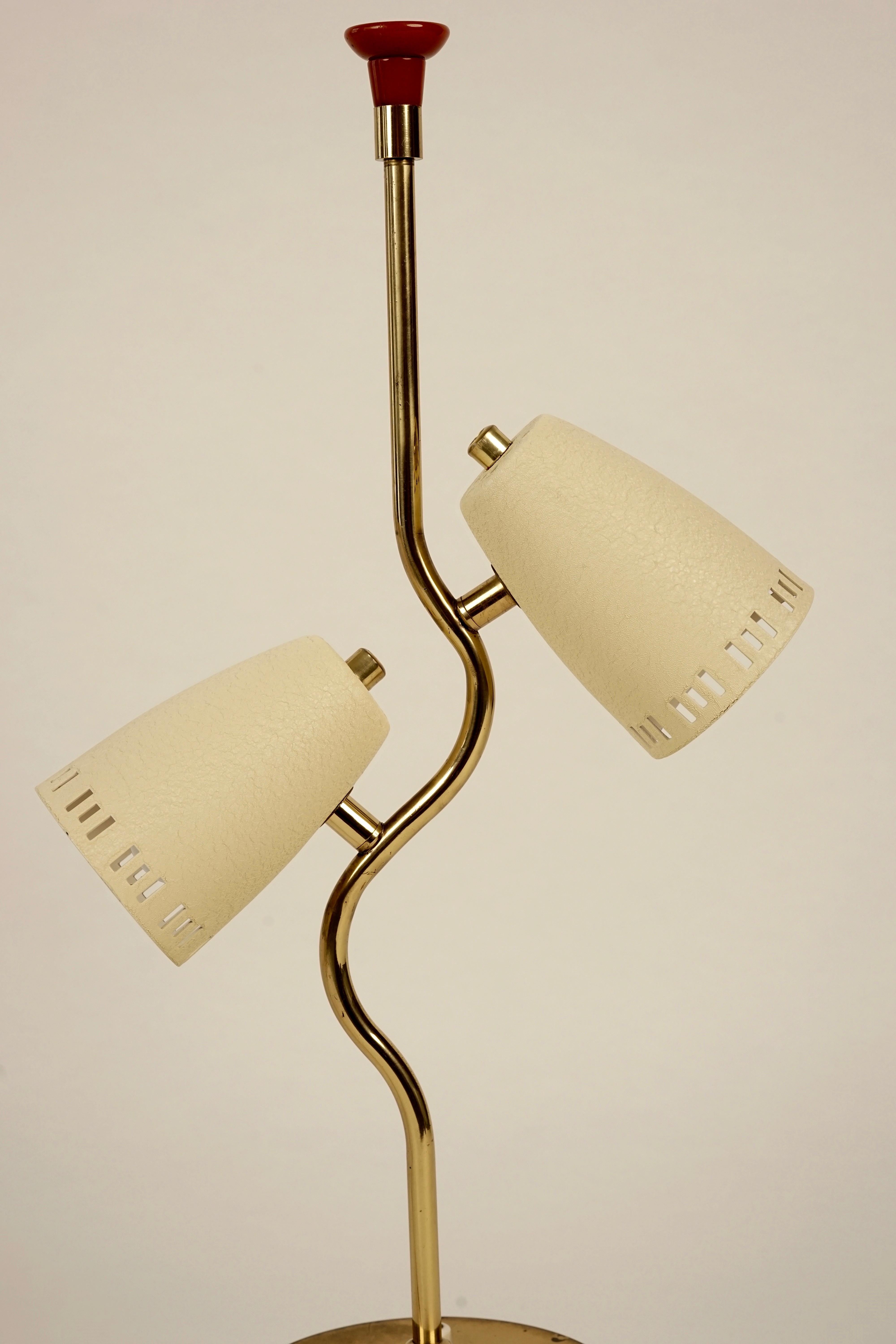Aluminum Austrian Table Lamps from the 1950s For Sale
