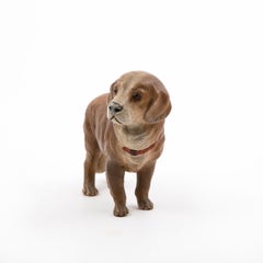 Austrian Terracotta Saint Bernard Dog