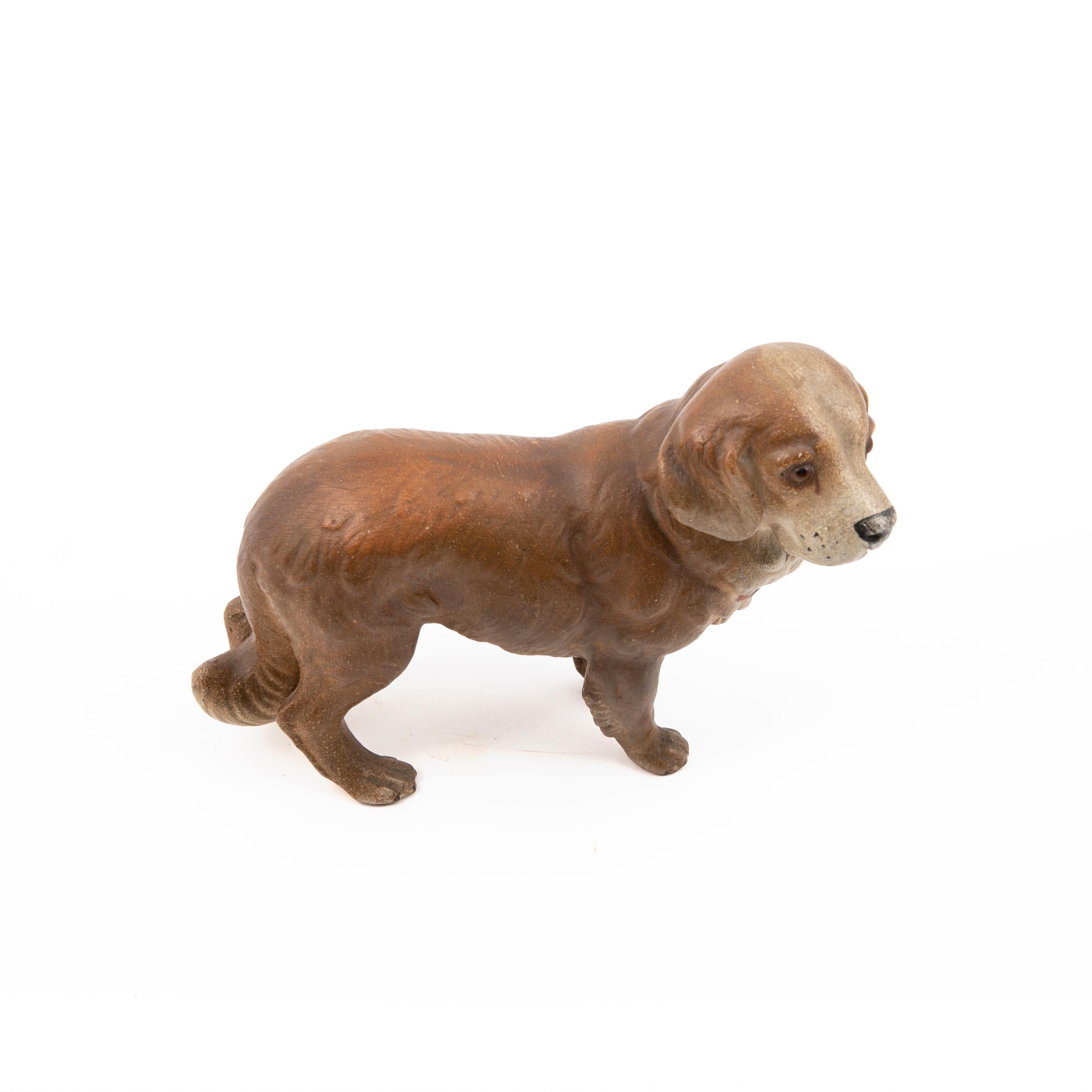 Austrian Terracotta Saint Bernard Dog For Sale 2