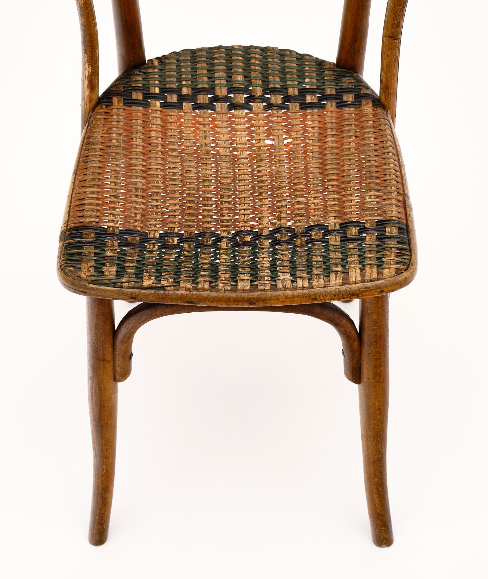 Wicker Austrian Thonet Bistro Chairs