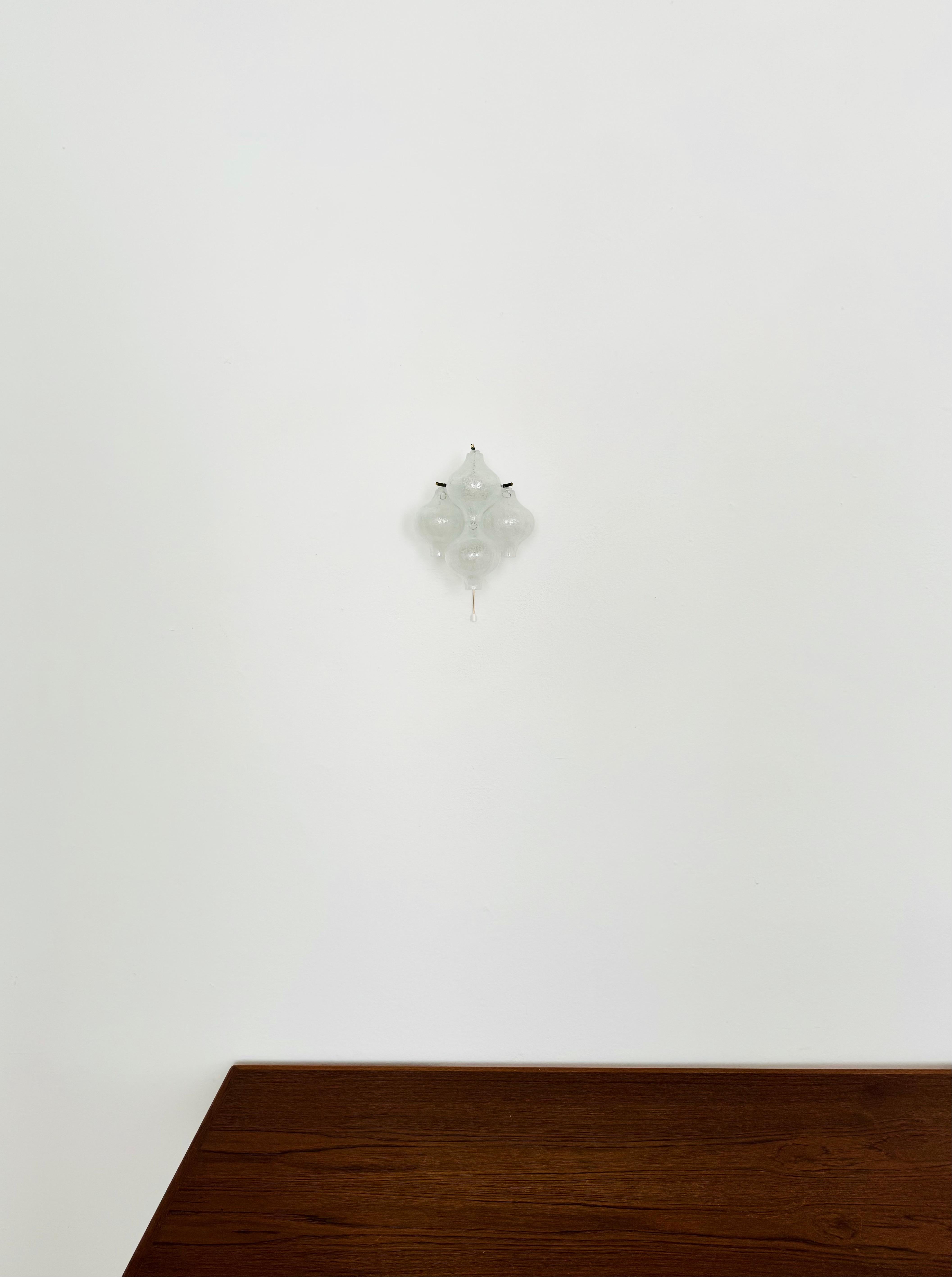Lámpara de pared austriaca Tulipan de J.T. Kalmar Metal en venta