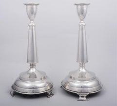 Autrichien Vienne Sécessionniste 800 Chandeliers en argent