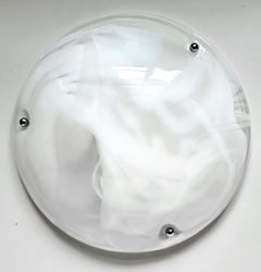 Österreichische Vintage Sculptural Murano Glas Decke oder Wandleuchte Flushmount Sconce