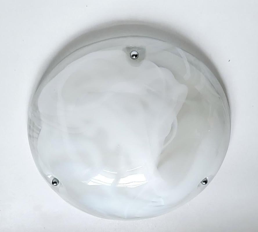 Austrian Vintage Sculptural Murano Glass Ceiling or Wall Light Flushmount Sconce In Good Condition For Sale In Berlin, DE