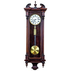 Antique Wall Clock Circa 1870 - Freiburg Manufactory