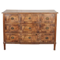 Used Austrian Walnut Breakfront Commode