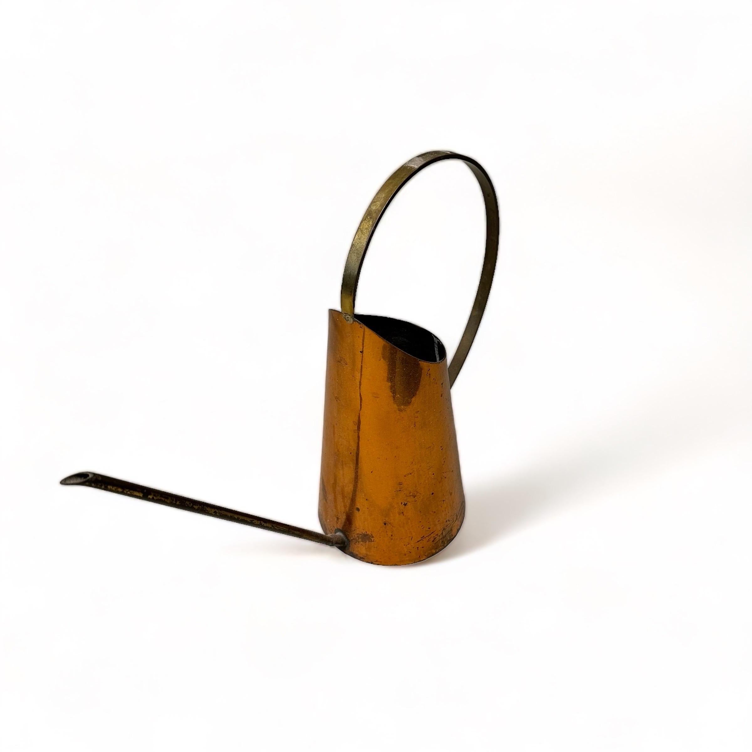 Mid-20th Century Austrian Watering Can Brass Copper, 1950s For Sale