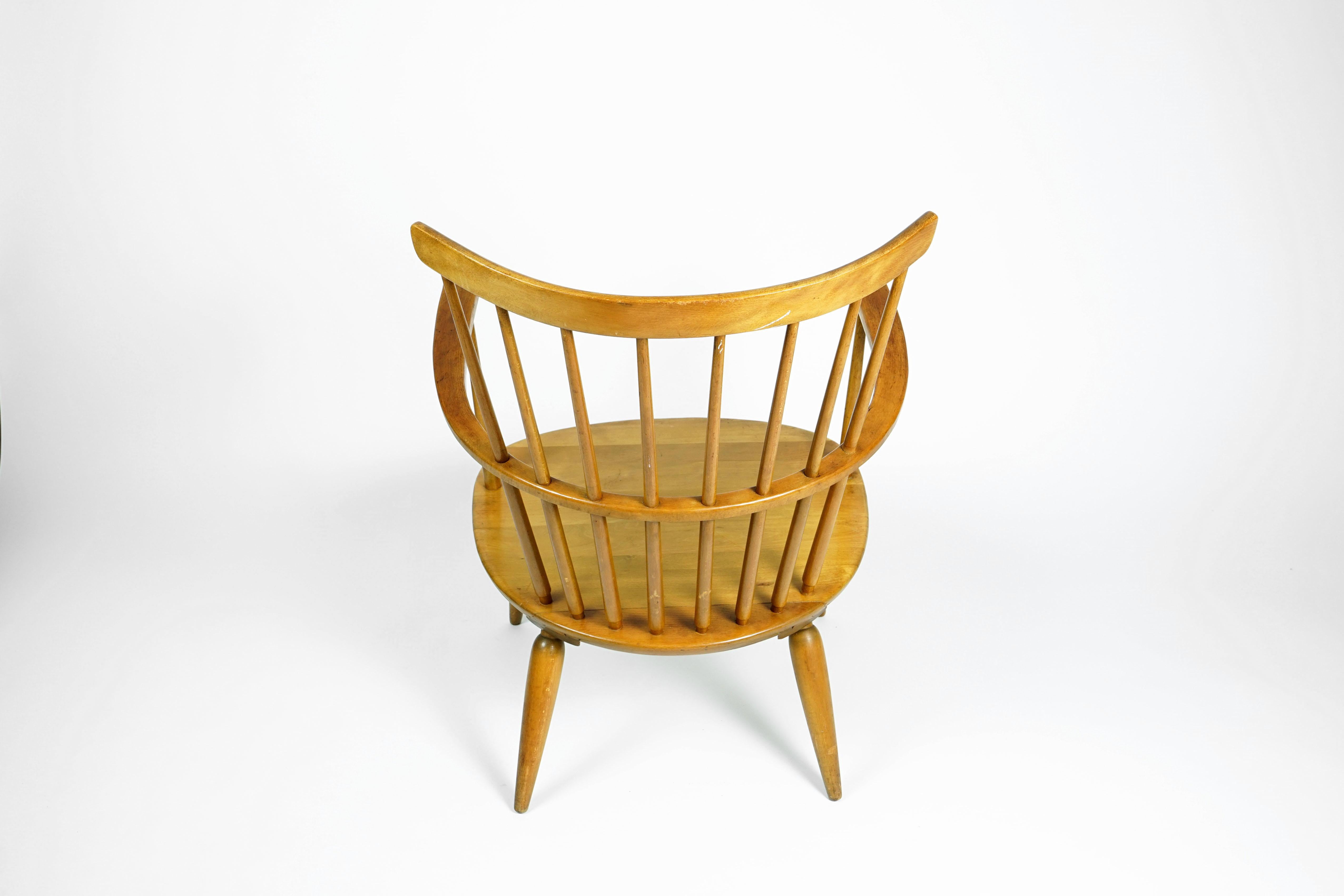 Austrian Wiesner-Hager Armchair by Franz Schuster, 1950s For Sale 1