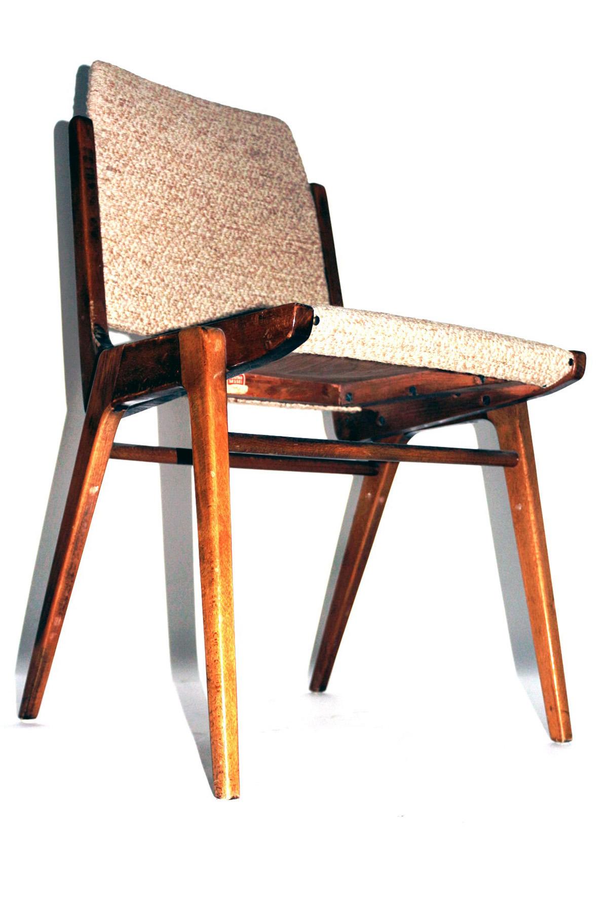 Austro Dining Chairs by Wiesner-Hager, 1950s, Set of Six For Sale 1