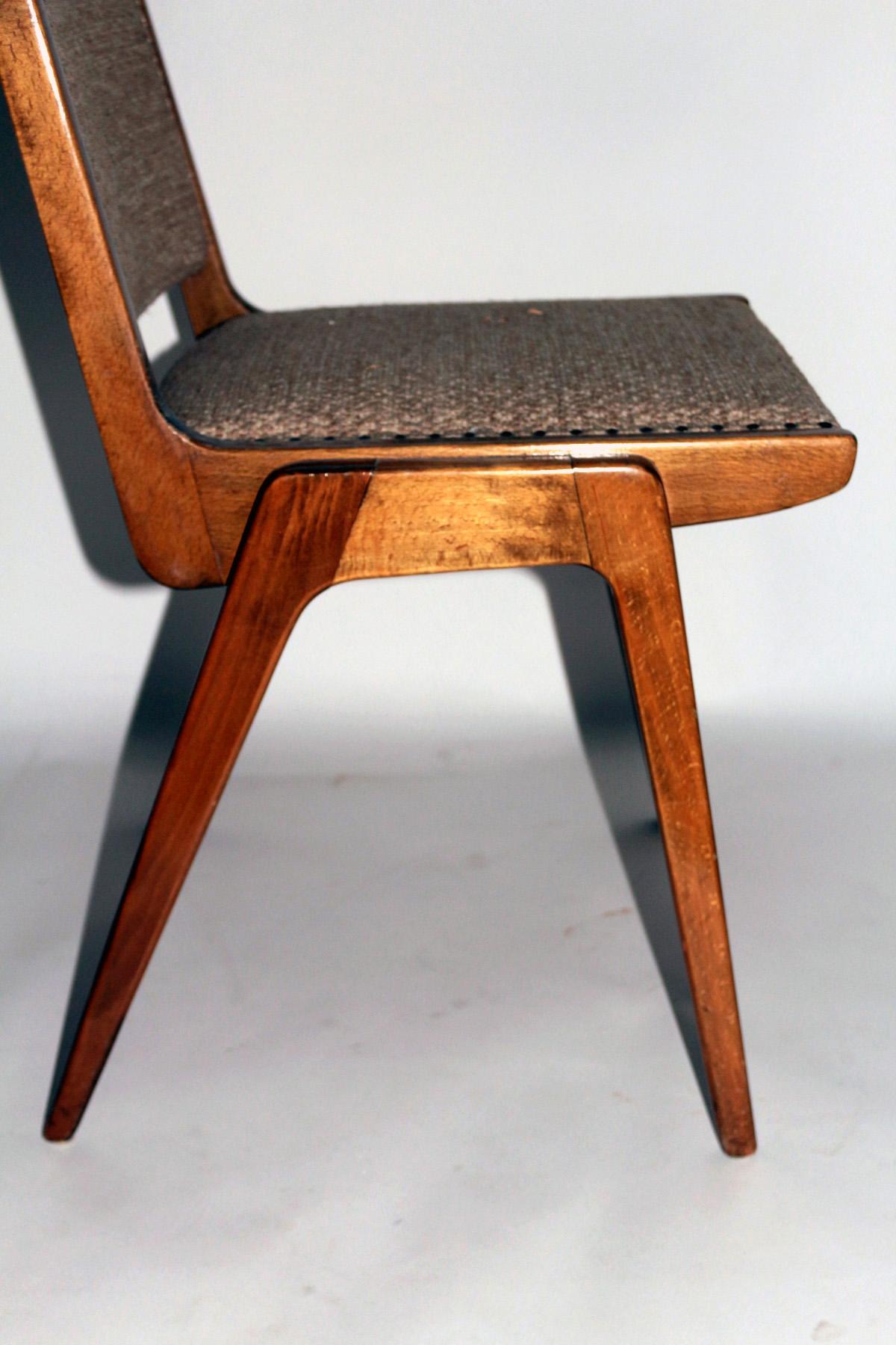 Austro Dining Chairs by Wiesner-Hager, 1950s, Set of Six For Sale 2
