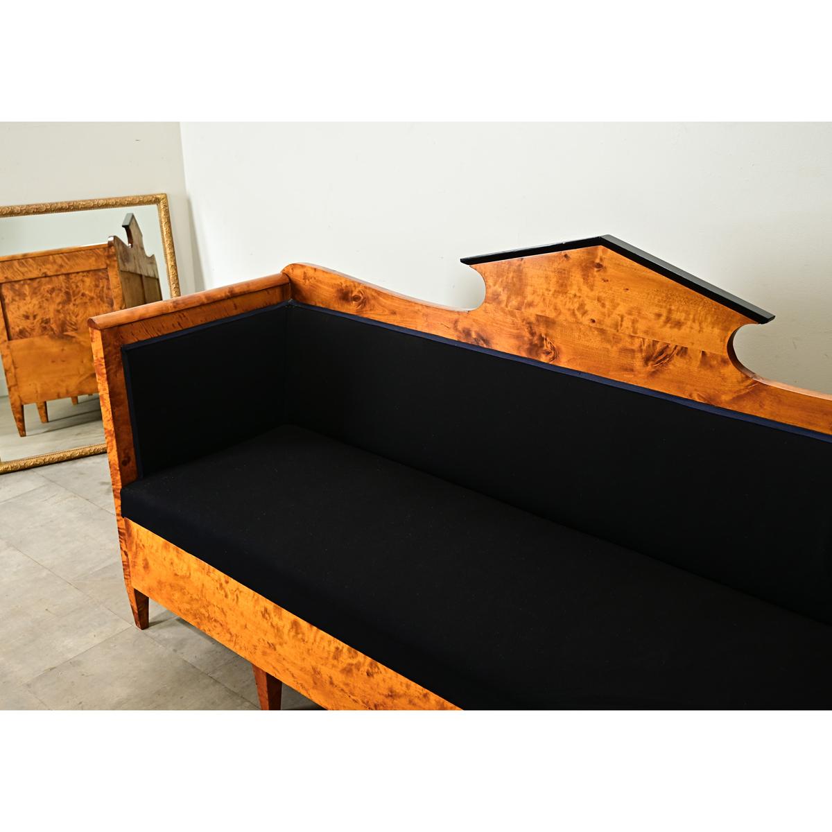 Austro-German 19th Century Biedermeier Sofa In Good Condition For Sale In Baton Rouge, LA