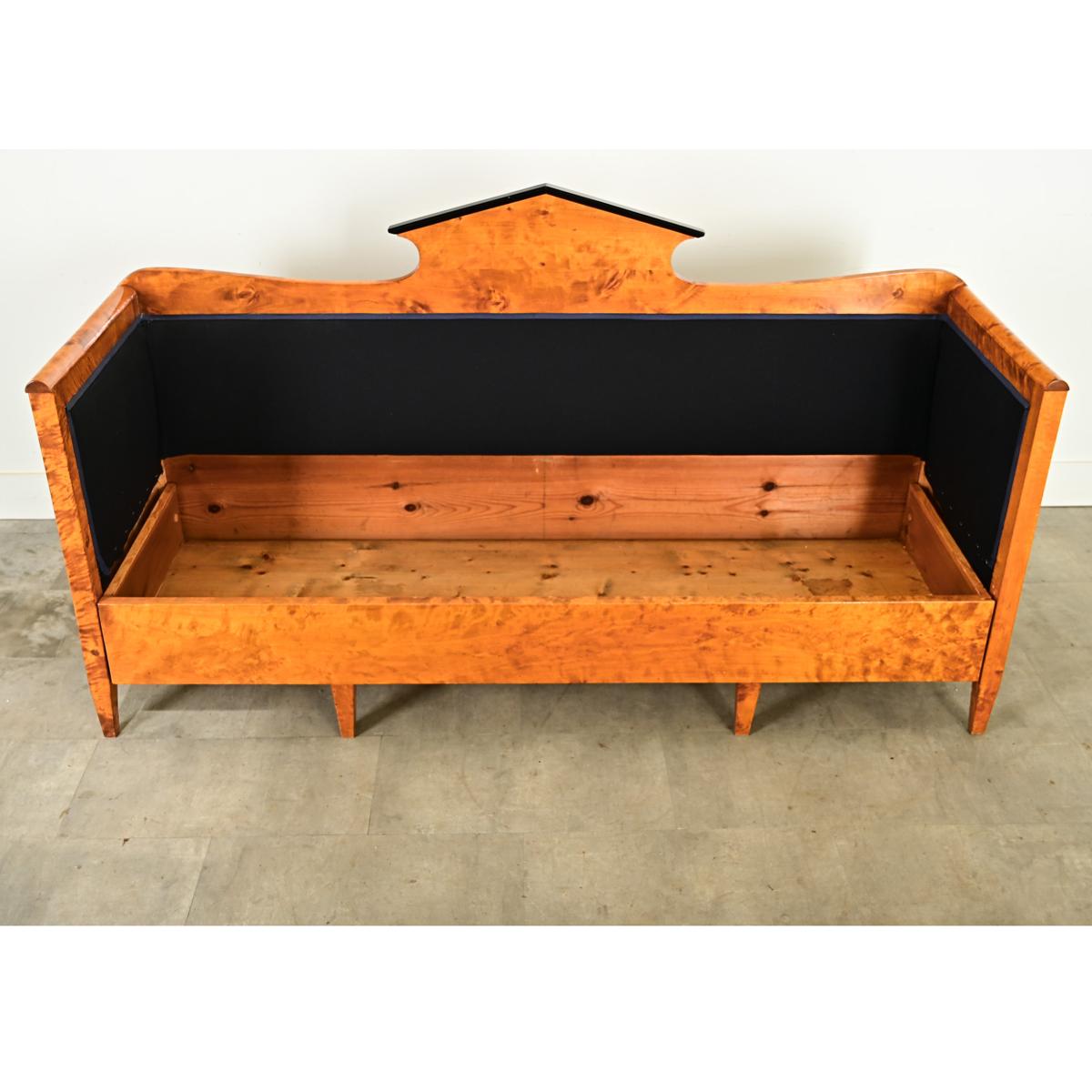 Austro-German 19th Century Biedermeier Sofa For Sale 1