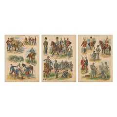 Uniformen der österreichisch-ungarischen Armee - Kavallerie, Infanterie, Artillerie und Parade, 1890