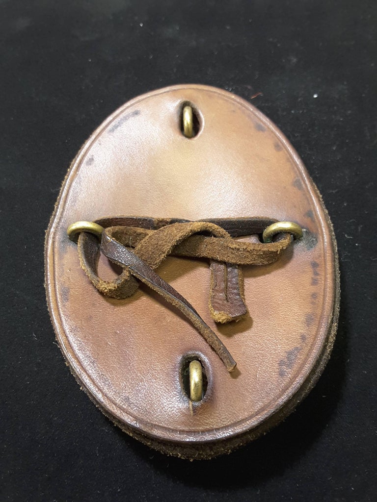 AustroHungarian Baronial Crown NickelSilver Horse Harness Buckle