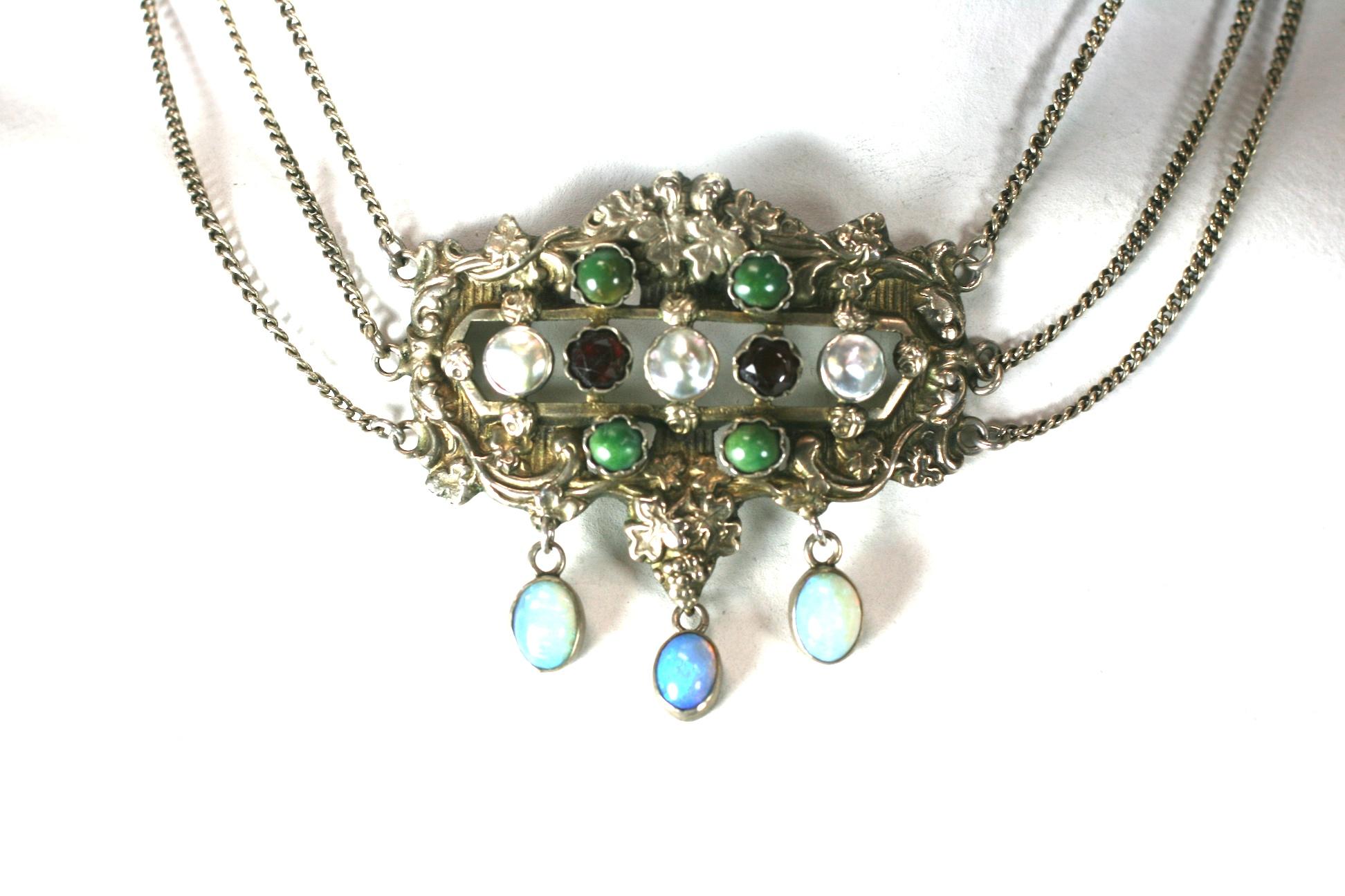 Women's Austro Hungarian Jeweled Necklace 