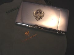 Etui à cigarettes austro-hongrois en argent:: vers 1900