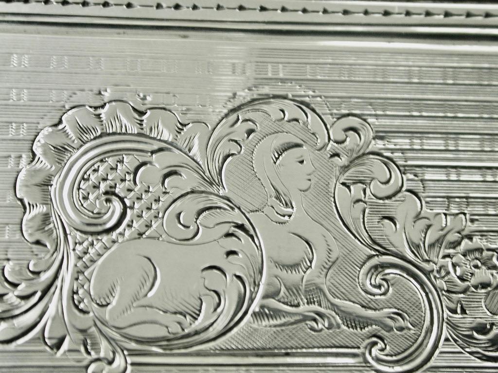 Victorian Austro-Hungarian Silver Snuff Box, Circa 1860