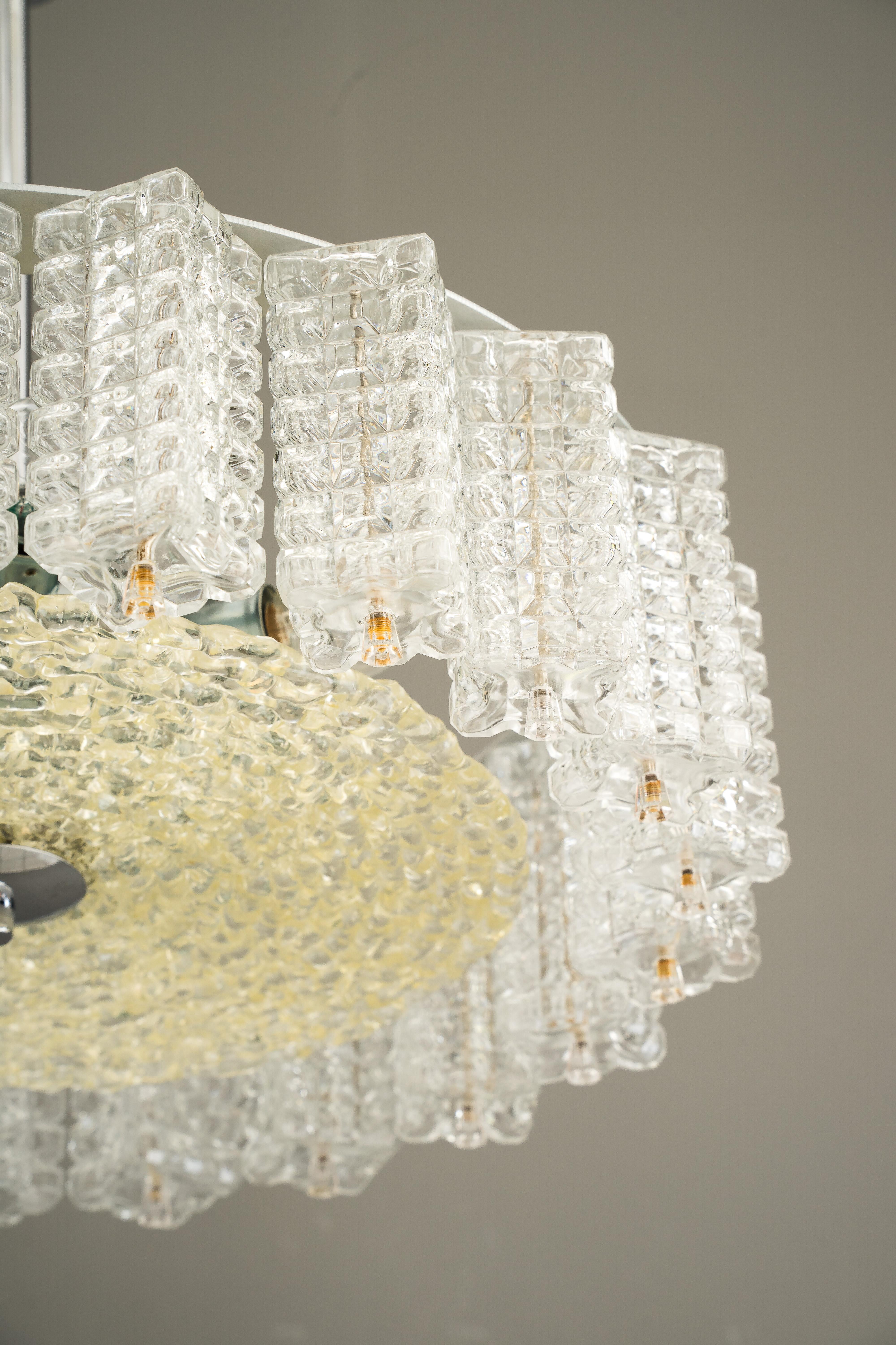 Mid-Century moderno Lampadario Austrolux, anni '60 in vendita