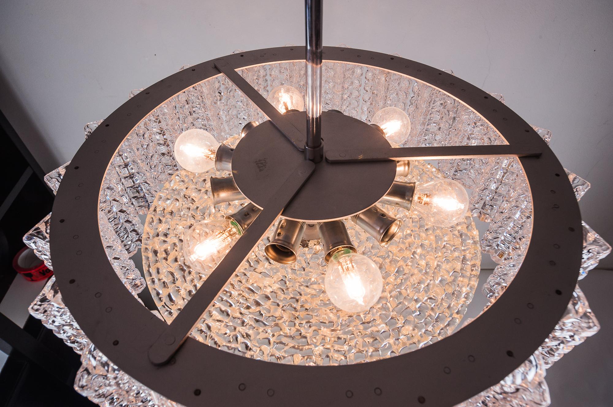 Austrolux Chandelier, 1960s In Good Condition For Sale In Wien, AT
