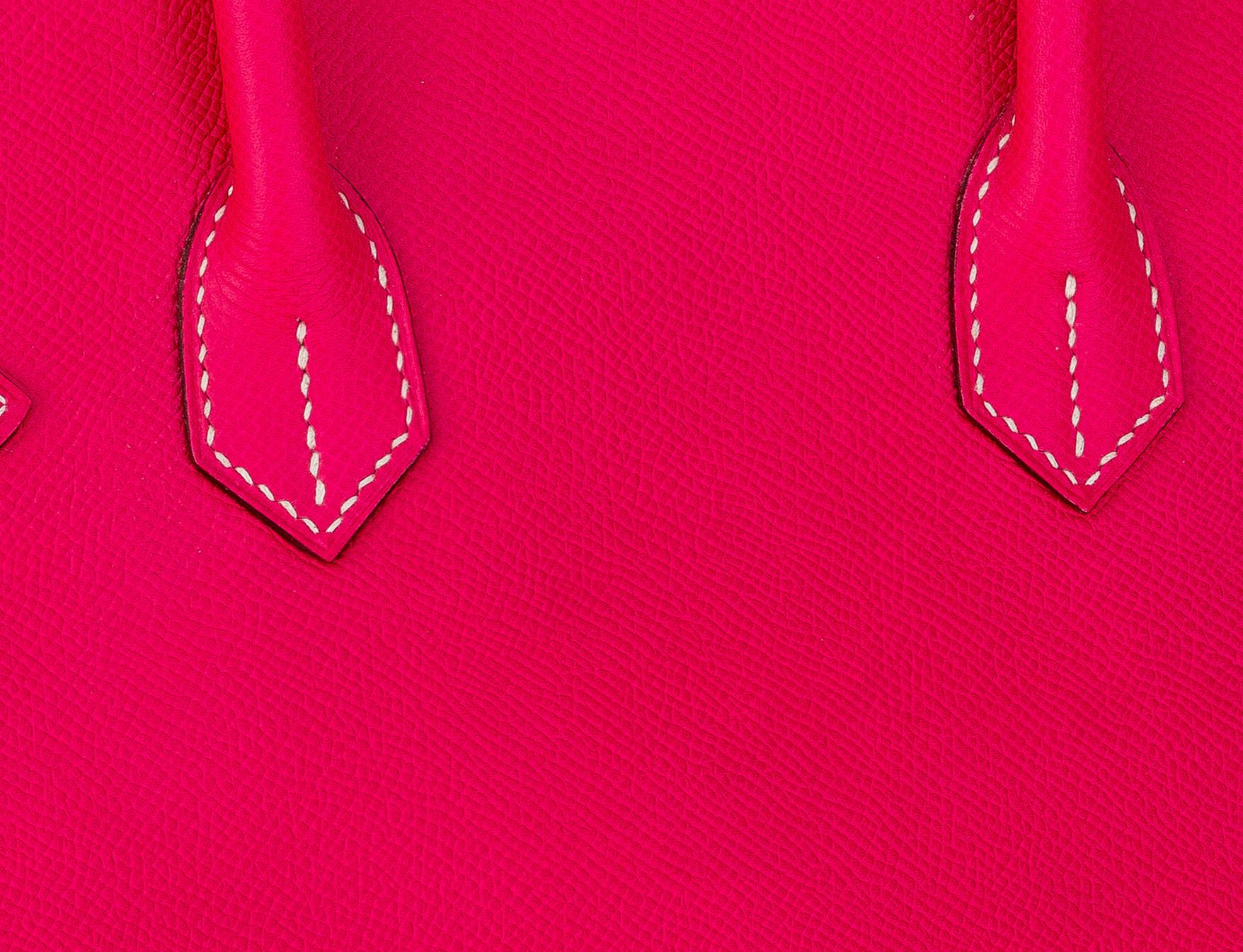 Auth. Hermès Bag - Birkin 30cm Box Calf Pink New For Sale 11