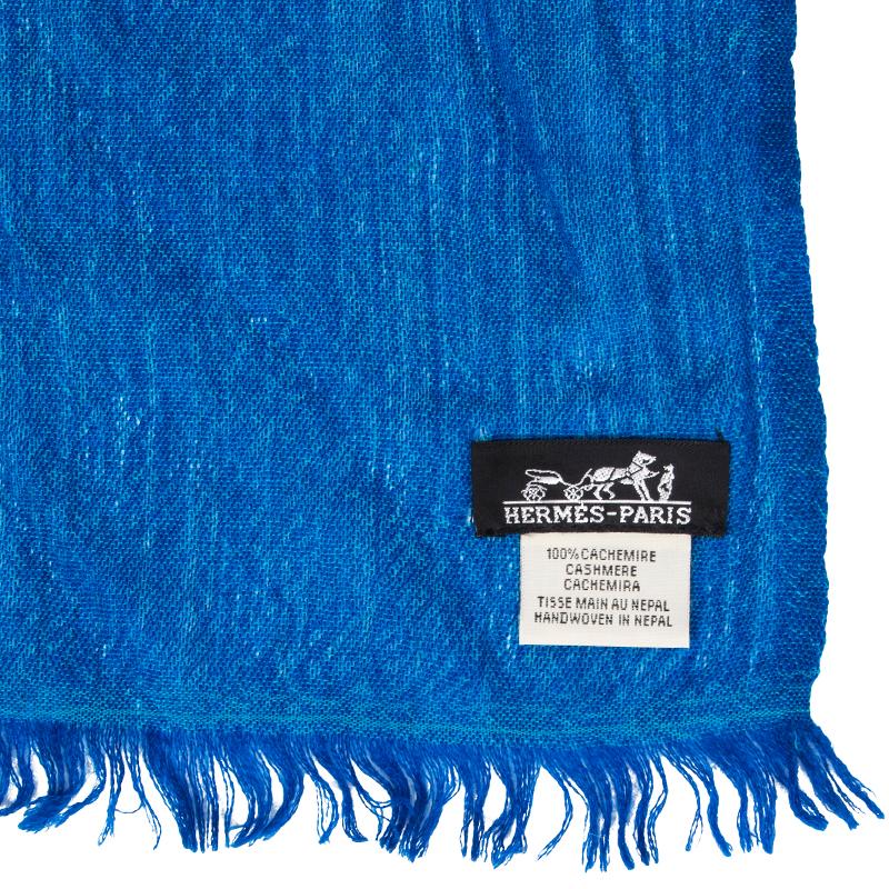 turquoise cashmere scarf