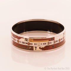 Auth. Hermès Bracelet Astrologie 2 - ESP - 65-17mm - Sepia - New