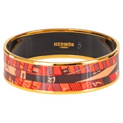 Auth. Hermès Bracelet Astrologie Nouvelle - EGP - 65-16mm Red - New
