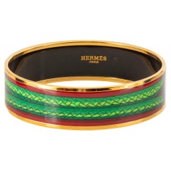 Auth. Hermès BRACELET - Brandebourgs - EGP - Red Blue Green - 70-17mm - New