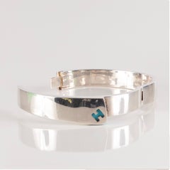 Aut. Pulsera Hermès Candy Plata maciza 925 - 47.86Gr  55-11mm ¡NUEVO EN CAJA RARO!