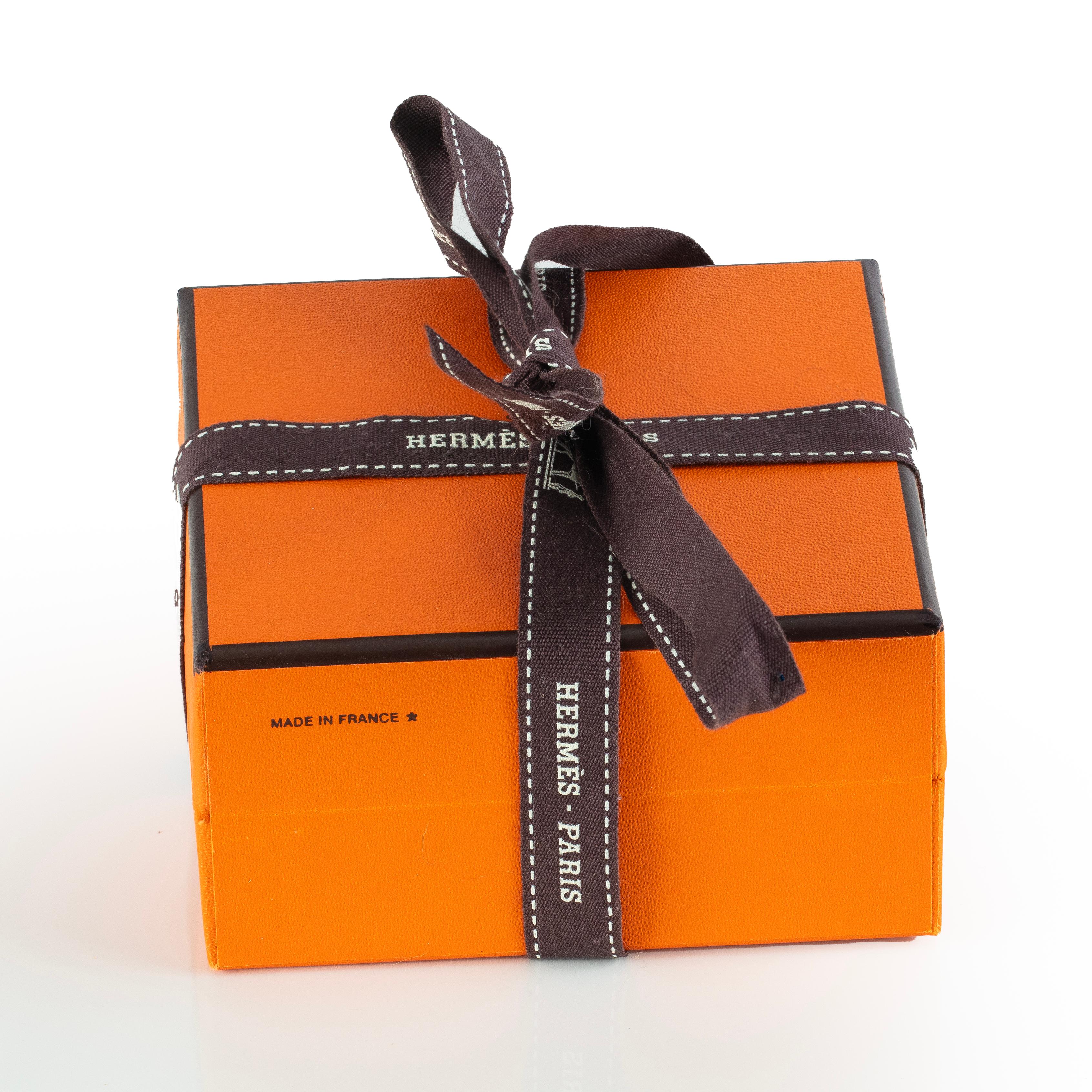 Autor. Hermès Armband Candy Massiv Silber 925 - 47.86Gr  55-11mm NEW IN BOX RARE! im Angebot 5