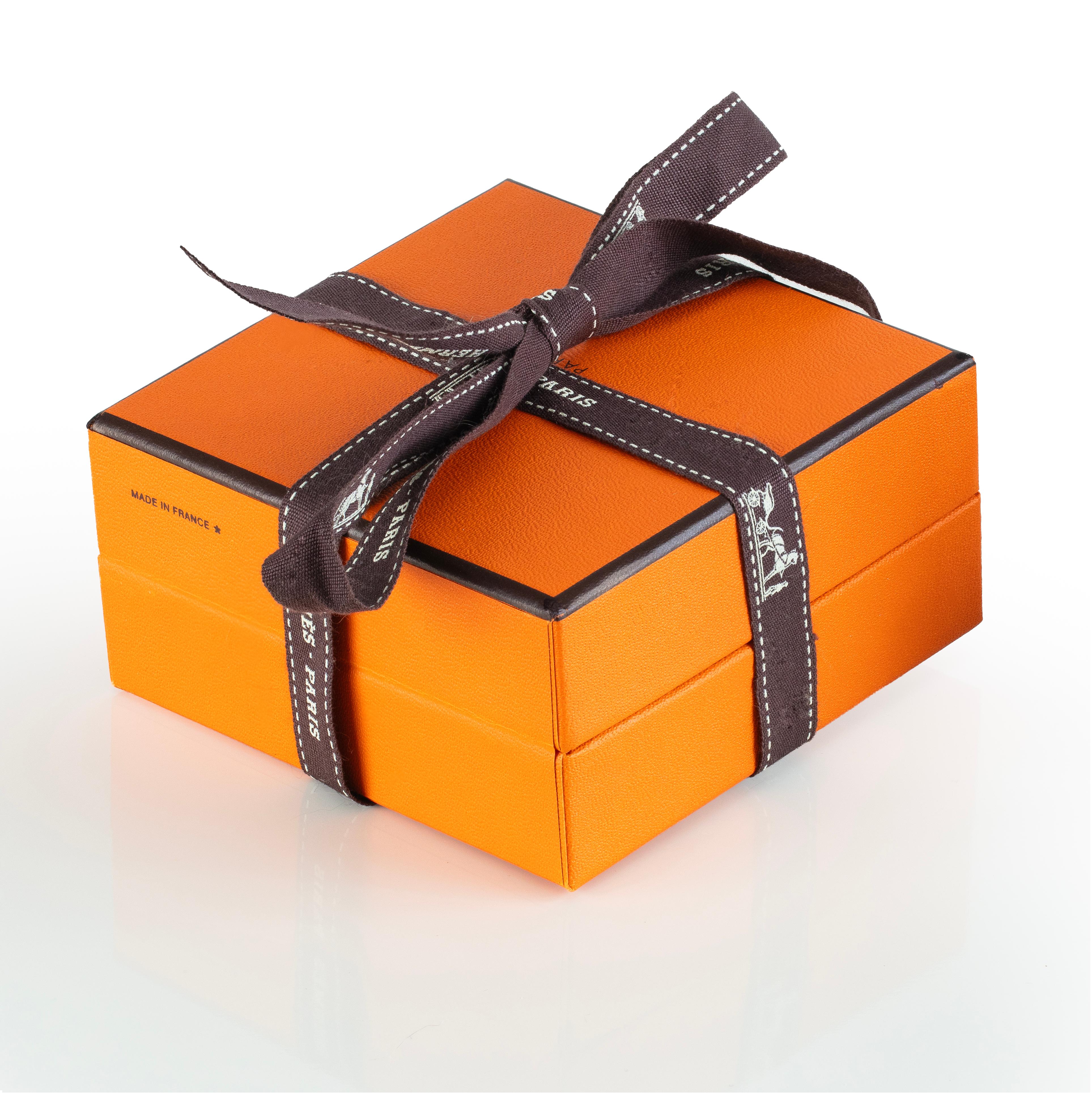 Autor. Hermès Armband Candy Massiv Silber 925 - 47.86Gr  55-11mm NEW IN BOX RARE! im Angebot 6