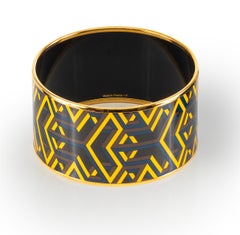 Auth. Hermès BRACELET - Carre Cube - EGP - Yellow - 70-38mm  NEW