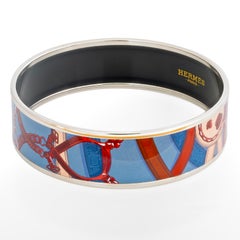 Auth. Hermès Bracelet Caval D Or - ESP - Blue pink - 65-19mm - New