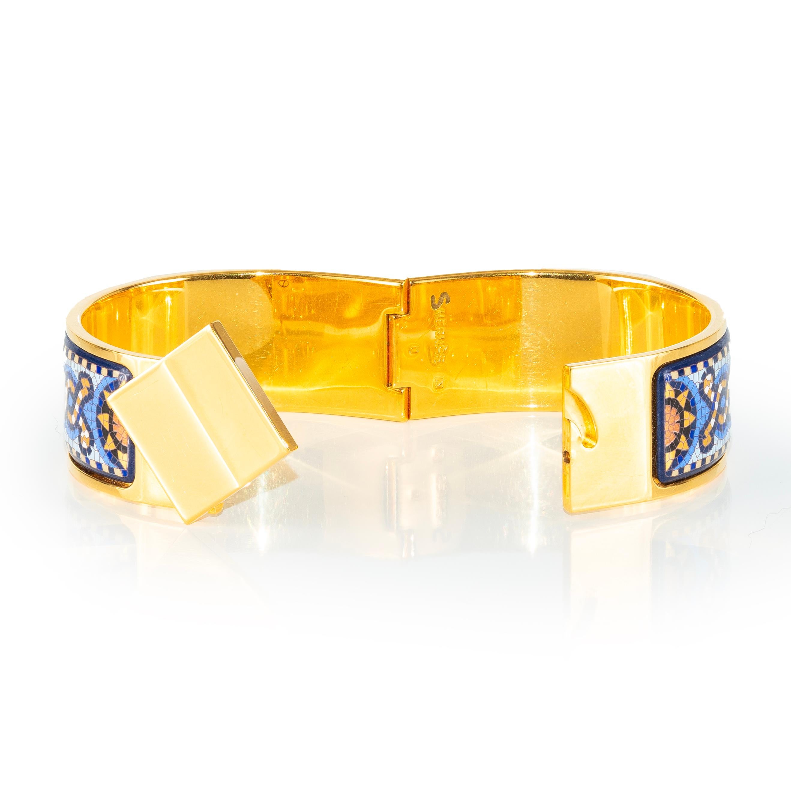 De las mujeres Aut. PULSERA Hermès - Clic Clac - EGP - Azul Marino - Estado impecable en venta