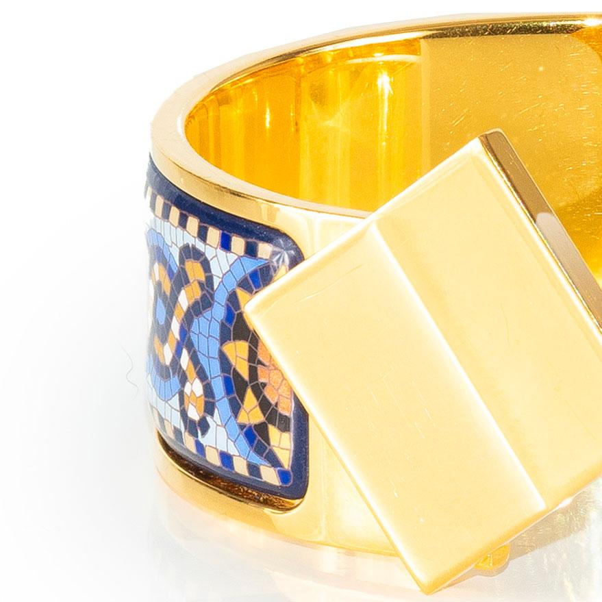 Aut. PULSERA Hermès - Clic Clac - EGP - Azul Marino - Estado impecable en venta 4