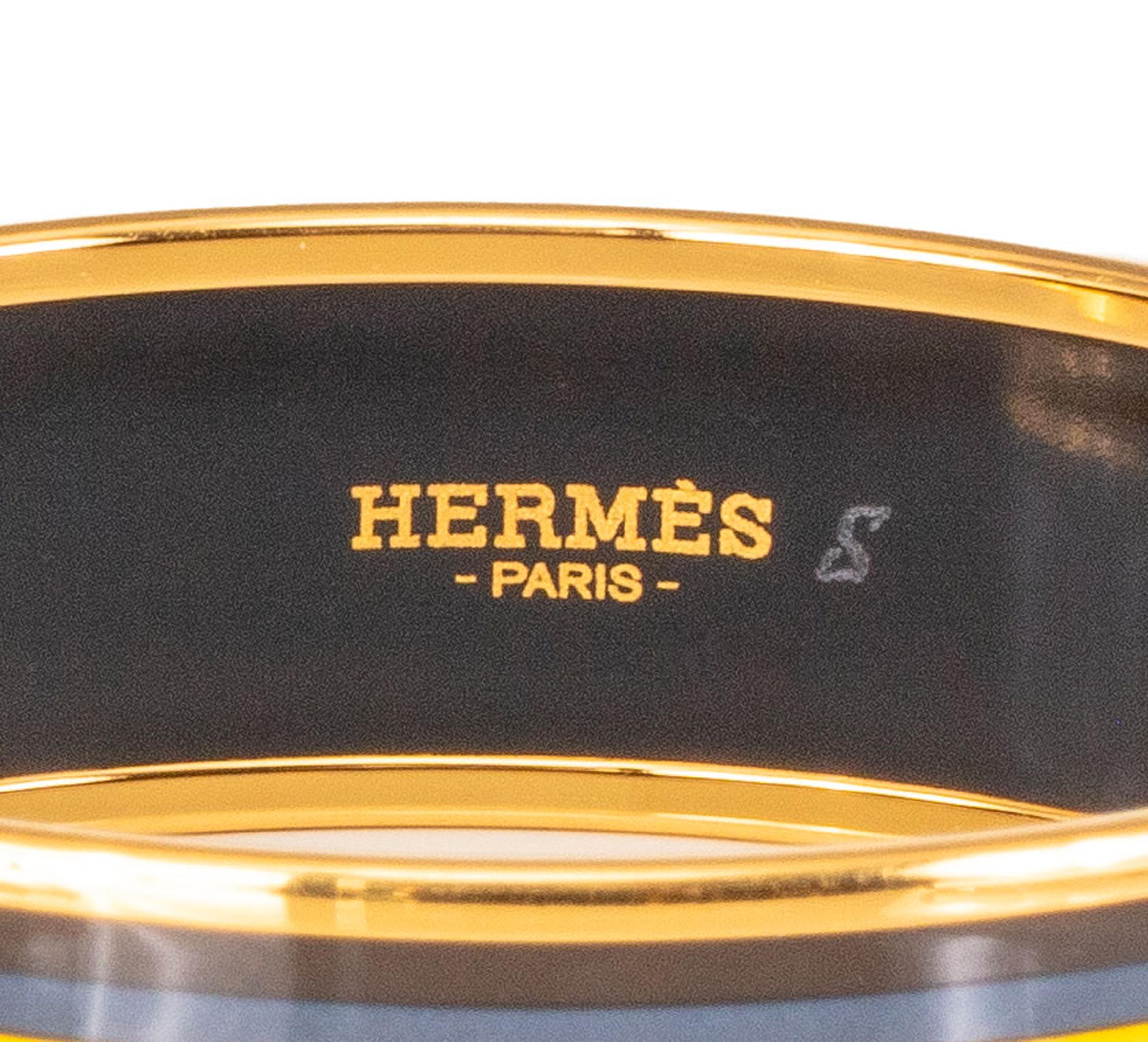 Aut. Hermès PULSERA EGP - NOUVEAU ROBACAR - Negro Amarillo - 65-16mm - Nuevo en venta 4