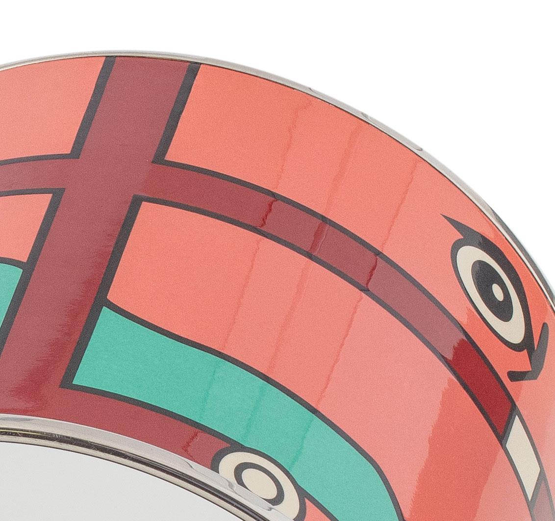 Aut. PULSERA Hermès Quadrige Moderne - ESP - Verde Rosa - 70-60mm - Nuevo en venta 3