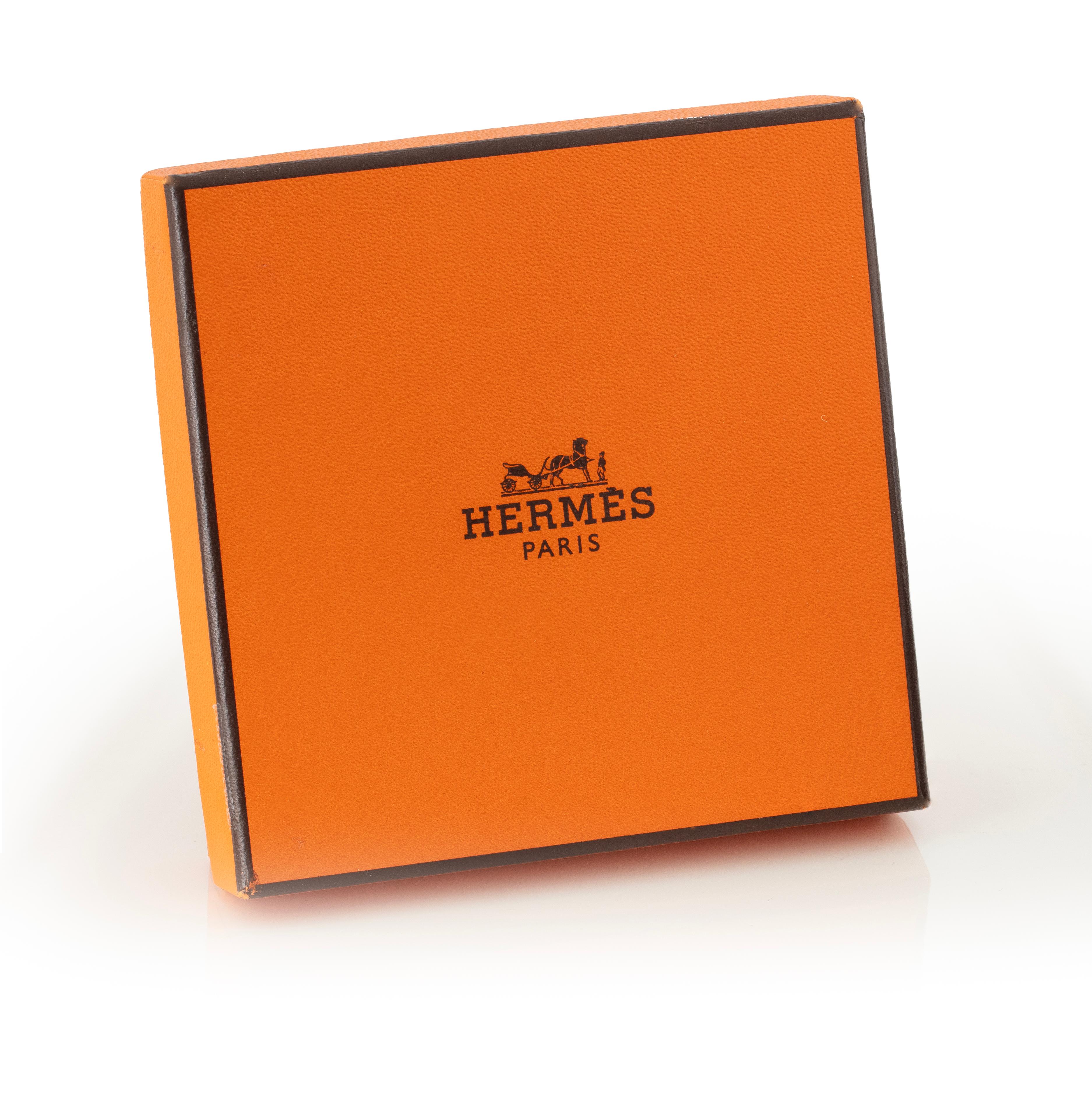 Auth. Hermès BRACCIALE Rivale Medor Colliers De Chiens Double Tour Pelle NEW in vendita 3