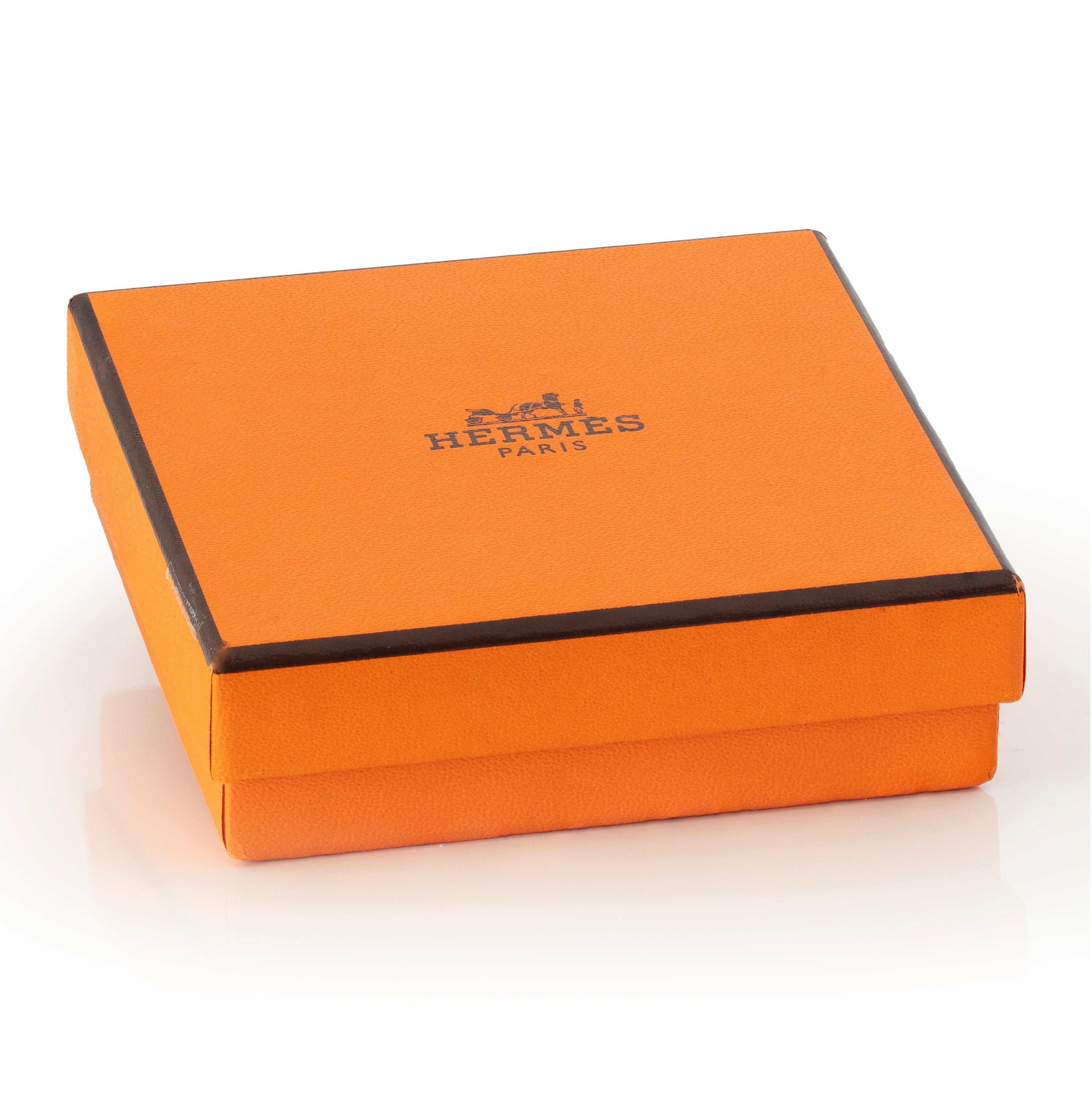 Auth. Hermès BRACCIALE Rivale Medor Colliers De Chiens Double Tour Pelle NEW in vendita 4