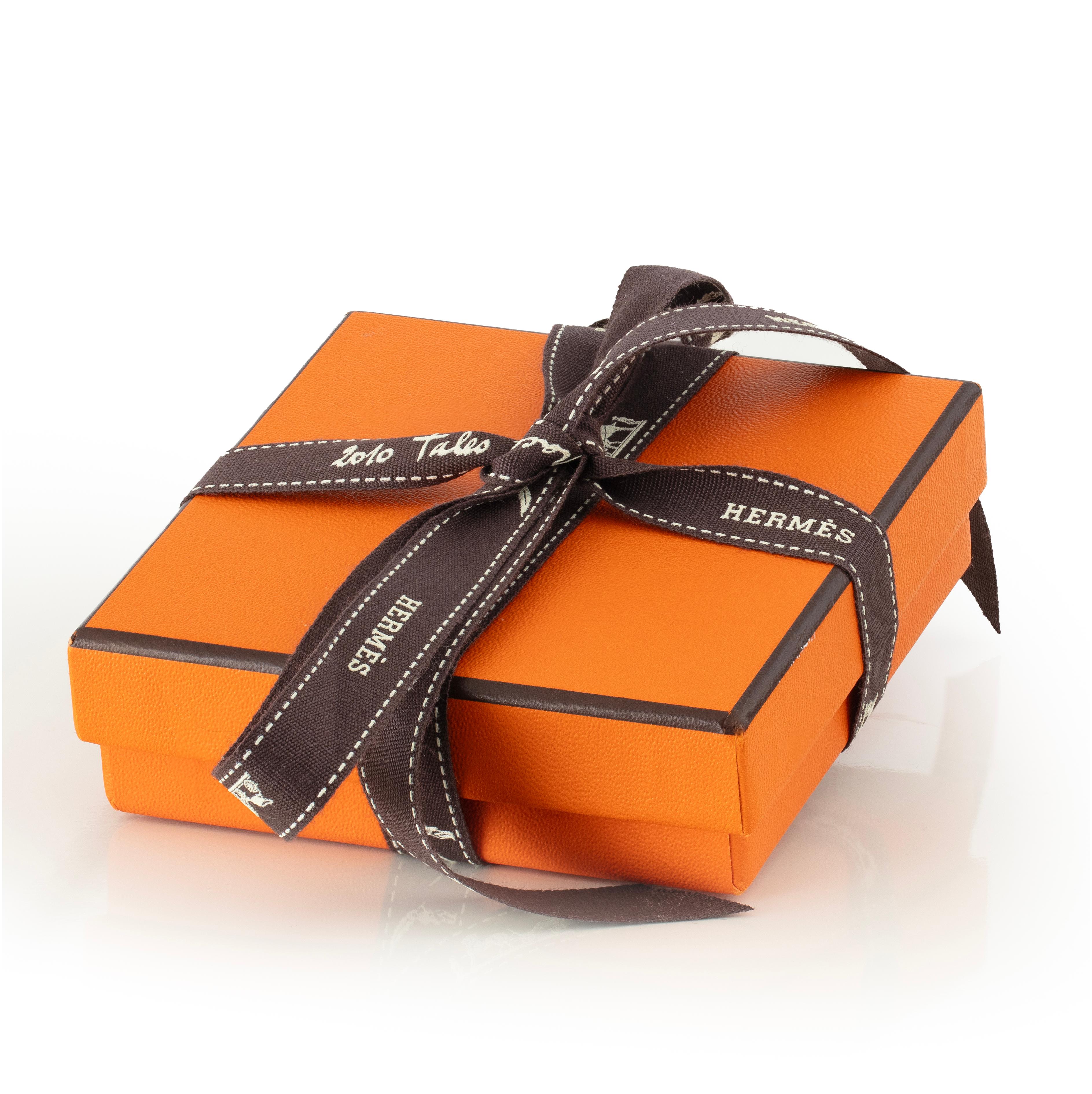Auth. Hermès BRACCIALE Rivale Medor Colliers De Chiens Double Tour Pelle NEW in vendita 5