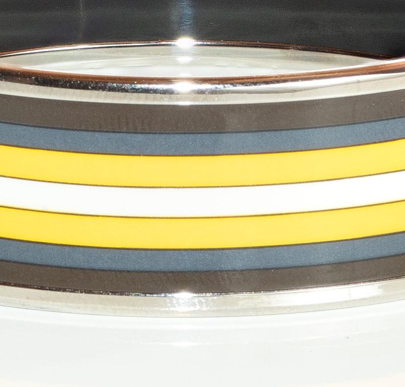 Aut. Hermès Pulsera - Robacar - ESP - 65-16mm - Negro Amarillo - Nuevo en venta 1
