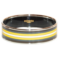 Auth. Hermès Bracelet - Robacar - ESP - 65-16mm - Black Yellow - New