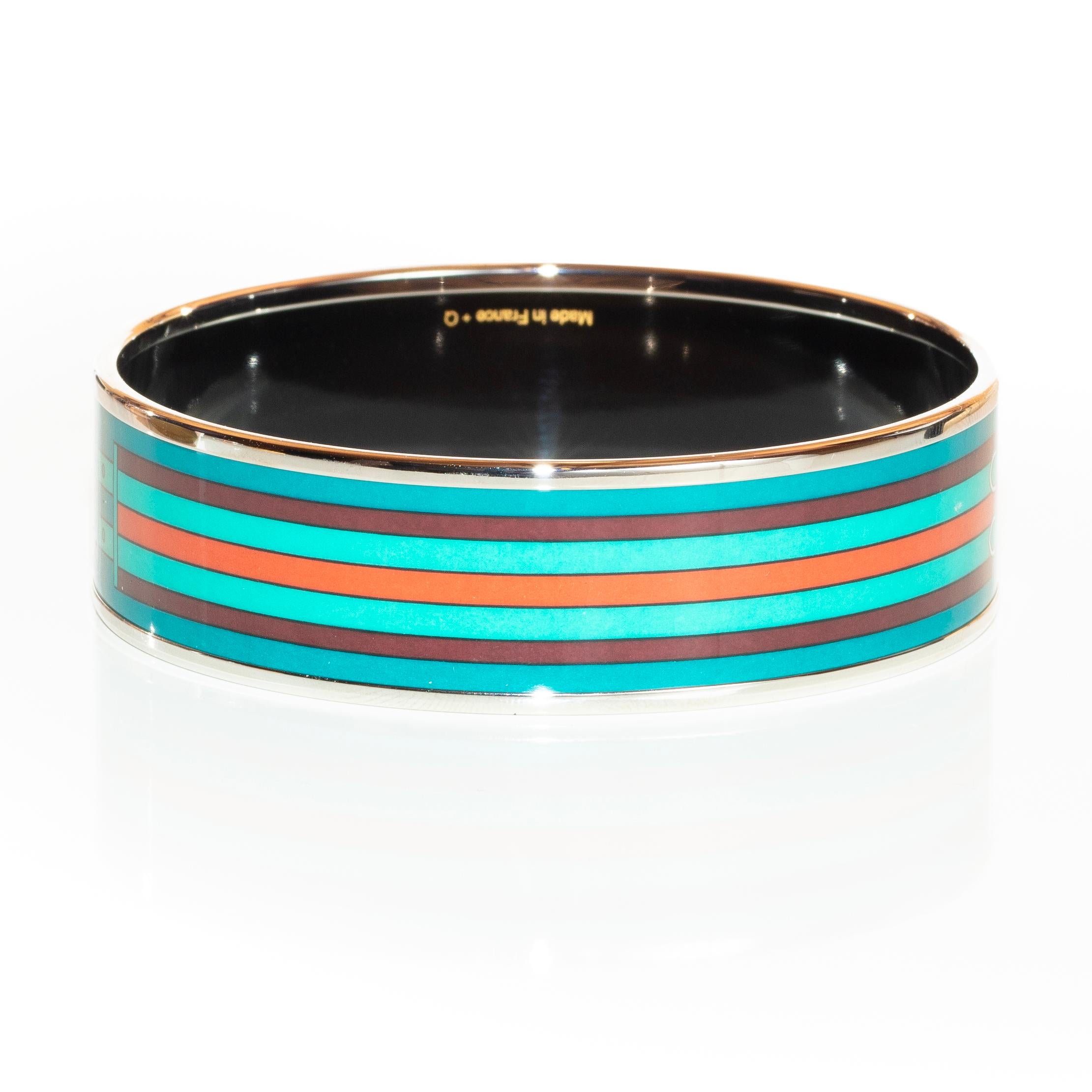 Aut. Hermès Pulsera - Robacar - ESP - 65-16mm - Naranja Teal - Nuevo en Nuevo estado para la venta en Ottawa, CA