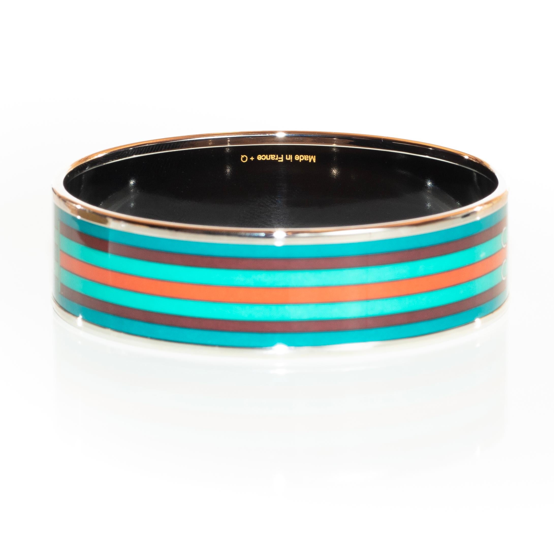 De las mujeres Aut. Hermès Pulsera - Robacar - ESP - 65-16mm - Naranja Teal - Nuevo en venta