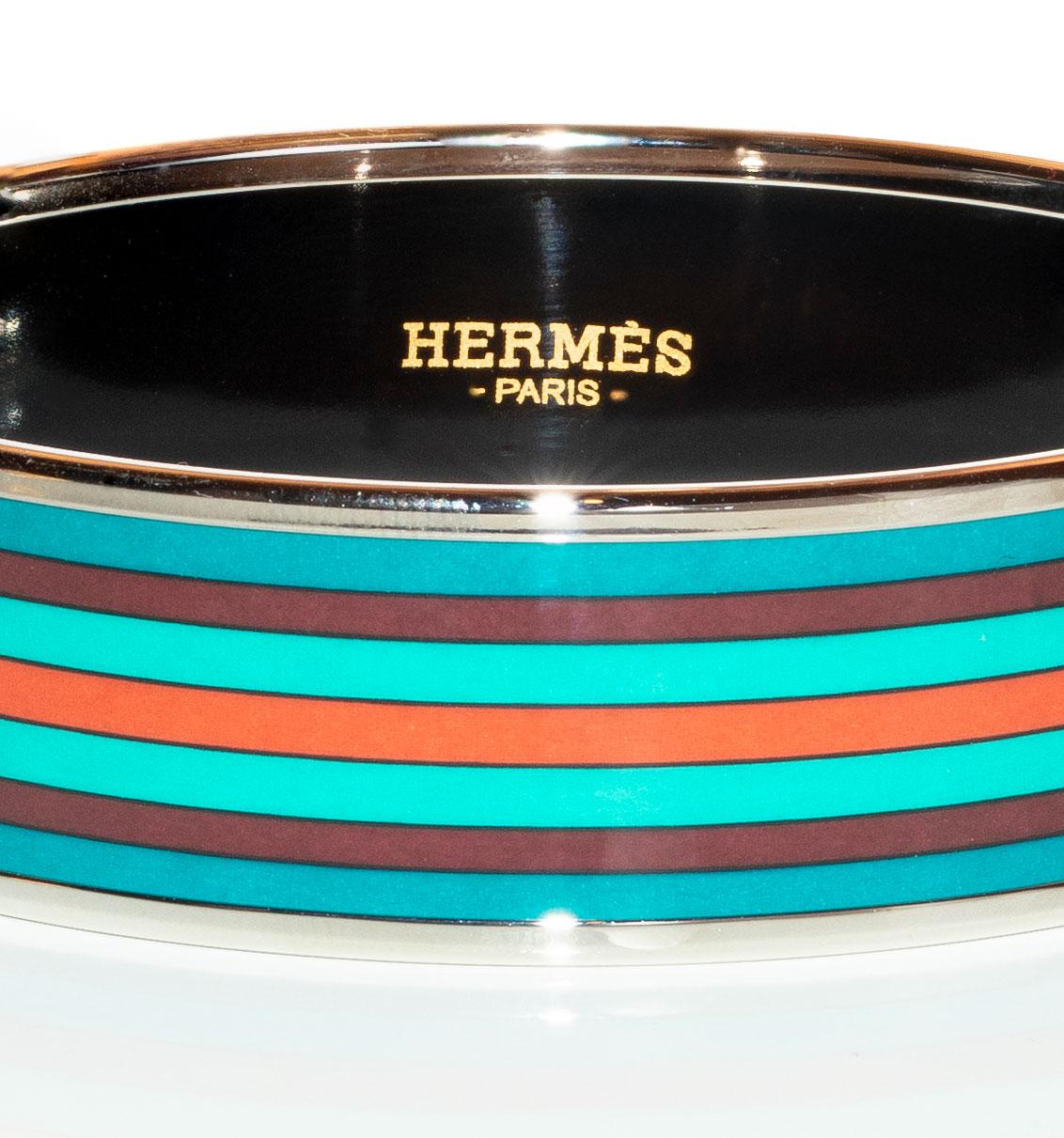 Aut. Hermès Pulsera - Robacar - ESP - 65-16mm - Naranja Teal - Nuevo en venta 1