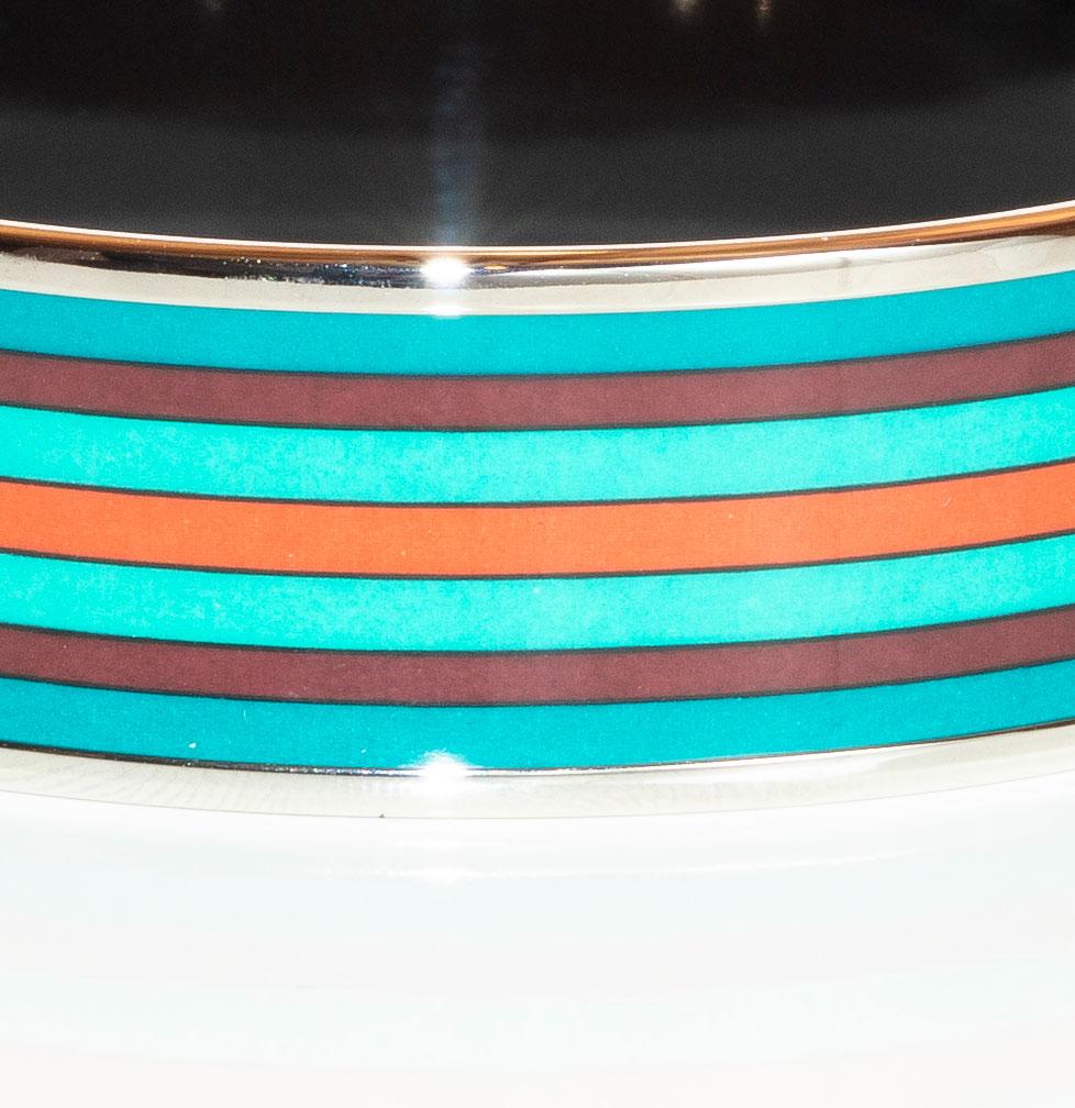 Aut. Hermès Pulsera - Robacar - ESP - 65-16mm - Naranja Teal - Nuevo en venta 3